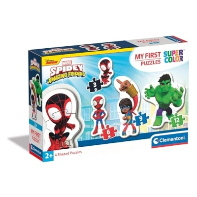 Bild av Clementoni My First Pussel 3 6 9 12 Spidey Marvel Supercolor, För Barn, Multicolor 20836