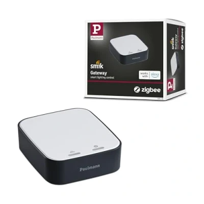 Bild av Paulmann 50135 Smart Home Zigbee Gateway Bridge Smik Vit/Antracitplast Kontrollpanel,