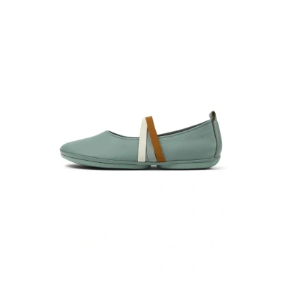 Bild av Camper dam Right Nina K201665 ballerinaskor, Medium grön 008 Tws, 39 EU, EU