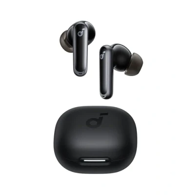 Bild av soundcore P40i by ankare, trådlösa hörlurar med brusreducering, adaptiv BassUp, 60h speltid, 2 i 1 fodral och smartphone stativ, IPX5, Bluetooth 5.3 (renoverad)