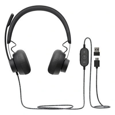 Bild av Logitech Business Zone Wired UC headset, svart
