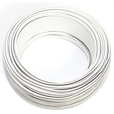 Bild av Högtalarkabel 2 x 0,50 mm2 25 m vit CCA ljudkabel boxkabel