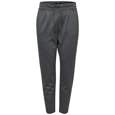 Bild av ONLY Onlpoptrash LIFE EASY COL NOOS Tygbyxor, Storlek: Mx32, Medium grey melange