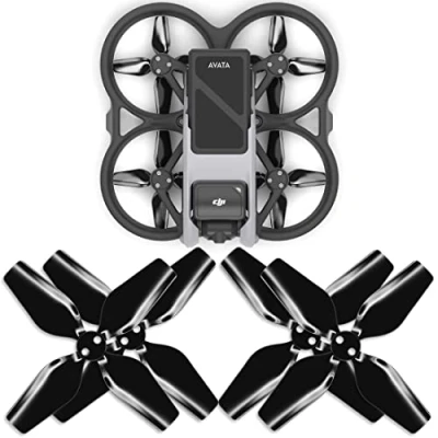 Bild av Master Airscrew 4 bladiga Upgrade Propellrar för DJI Avata Svart, stycken