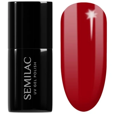 Bild av Semilac Nagellack semi permanent gel UV 345 Gorgeous Red 7ml