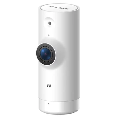 Bild av D Link DCS 8000LHV3 Mini Full HD Wi Fi kamera, 1080p, mörkerseende, molninspelning, ljud/rörelse/persondetektering, 129 betraktningsvinkel, fjärråtkomst via app, stöder Alexa/Google Assistant/ONVIF