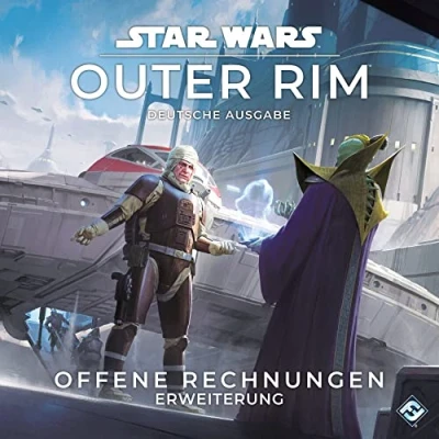 Bild av Fantasy Flight Games, Star Wars Outer Rim öppna räkningar, förlängning, expertspel, brädspel, 14 spelare, från 13+ år, 120+ minuter, tyska