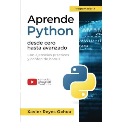 Bild av Aprende python desde cero hasta avanzado El libro completo de la programacion para principiantes: Con ejercicios prácticos y contenido bonus