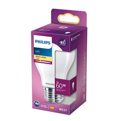 Bild av Lampe LED Philips Equivalent E27 60 W E (2700 K)