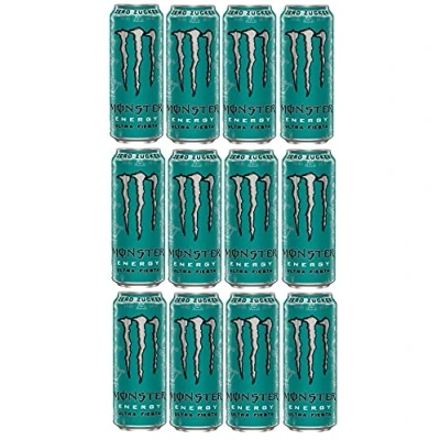 Bild av 12 burkar Monster Ultra Fiesta a 0,5 L inkl. ENVÄGS insättning noll socker