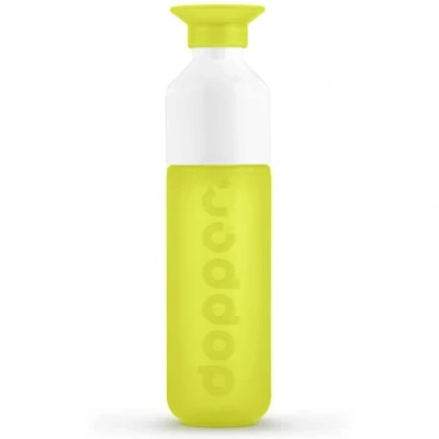 Bild av Dopper Original vattenflaska Seahorse Lime 450ml BPA fri flaska, läckagesäker, återanvändbar, tunn, lätt dricksflaska för sport, fitness, skola, utomhus och kontor