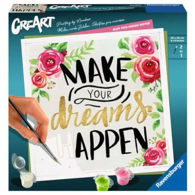 Bild av Ravensburger Malen nach Zahlen 29028 Make your dreams happen ab 12 Jahren