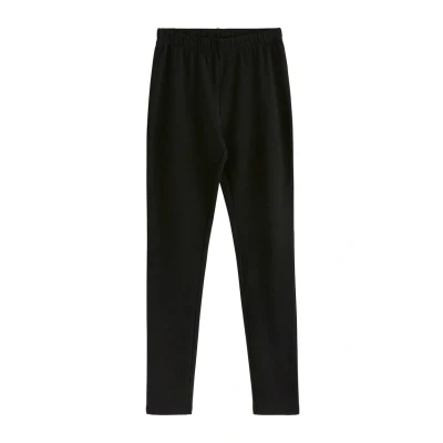 Bild av Lindex WITH Brushed Inside Leggings Byxor för barn, Storlek: 158/164, Black
