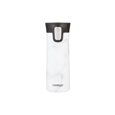 Bild av Contigo Pinnacle Autoseal termoskopp, resemugg i rostfritt stål, isoleringskopp, läckagesäker, kaffemugg to Go, med lätt rengöringslock, BPA fri, 1 styck (1 pack)