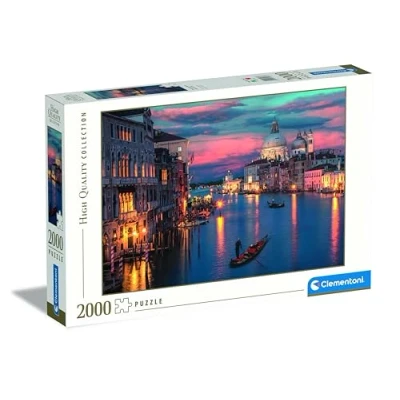 Bild av Clementoni 32083 The Magnificient Grand Canal, pussel 2000 delar, högkvalitativ kollektion, för vuxna, tillverkad i Italien, flerfärgad 32083, flerfärgad, 97,5 x 66,8 cm