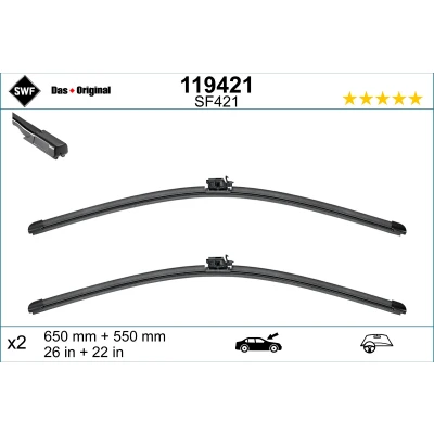 Bild av Balai d&#039;essuie glace Swf 119421 avant plat MERCEDES BENZ: GLE, GLE Coupe