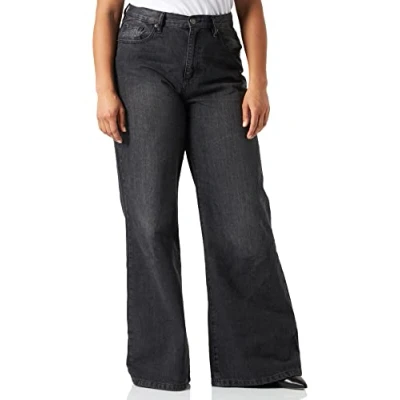 Bild av Urban Classics Flared jeans, Storlek: 34x28, Blackwashed