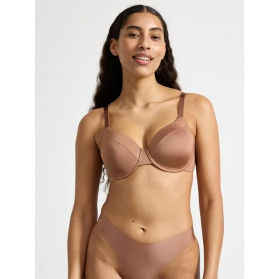 Bild av Lindex Dahlia Shiny Tshirtbh, Storlek: 80D, Light brown