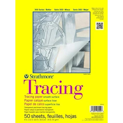 Bild av Strathmore Väggbild transparent papper dyna 25 cm x 30 cm, 50 ark