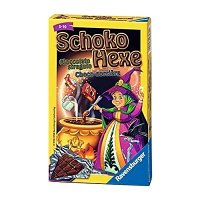 Bild av Ravensburger 23082 Chokladhäxa, resespel för 2 6 spelare, kortspel från år, kompakt format, resespel, havskläder