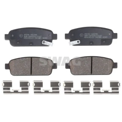 Bild av SWAG 40 91 6894 Jeu de plaquettes frein Essieu arrière avec indicateur d&#039;usure monture OPEL: Mokka / X, Astra J 5 portes