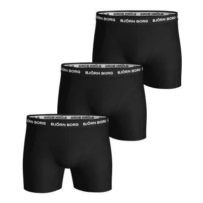 Bild av Björn Borg Shadeline Sammy Shorts 3 PACK Underkläder, Storlek: XXL, Black beauty