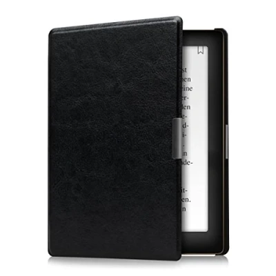 Bild av kwmobile fodral kompatibelt med Kobo Aura Edition 1 för läsplatta magnetisk stängning svart
