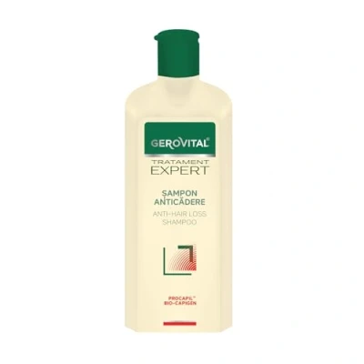 Bild av Anti håravfallsschampo, minskar och förhindrar håravfall stimulerar hälsosam tillväxt, 400 ml, Gerovital Tratament Expert