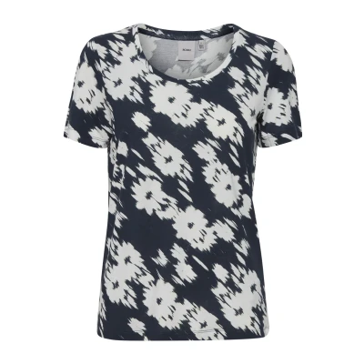 Bild av ICHI Ihlisa Tshirt med print, Storlek: Small, Total eclipse flower print