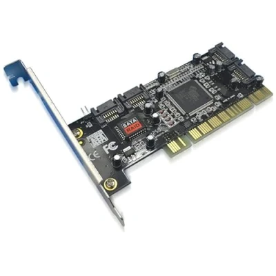 Bild av Bewinner 4 Port PCI till Sata Adapter Card Raid Express to 1.5Gbps Sil3114 Chipset Controller Support Hard Drives
