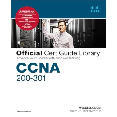 Bild av CCNA 200 301: Official Cert Guide Library Advance Your It Career with Hands On Learning