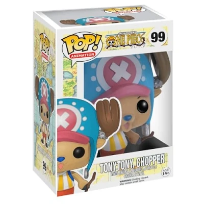 Bild av Funko POP! Animation: One Piece Tony Chopper (Flockad) Samlarobjekt Vinylfigur Presentidé Officiell Merchandise Leksaker för Barn &amp; Vuxna Anime Fans Modellfigur Samlare