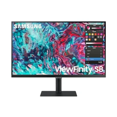 Bild av SAMSUNG 68,6cm/27&#039;&#039; (3840x2160) ViewFinity S8 S27B800TGU 16:9 5ms IPS HDMI 2xThunderbolt4 VESA Pivot 4K Svart
