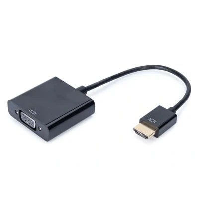 Bild av DIGITUS HDMI Graphics Audio Adapter, Typ A till VGA + 3,5 mm jack, Full HD, UXGA, Svart