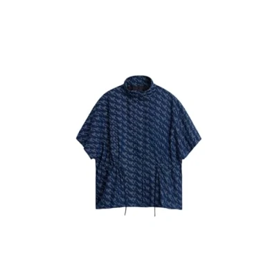 Bild av Desigual Pattern Poncho, Storlek: One Size, Dark blue