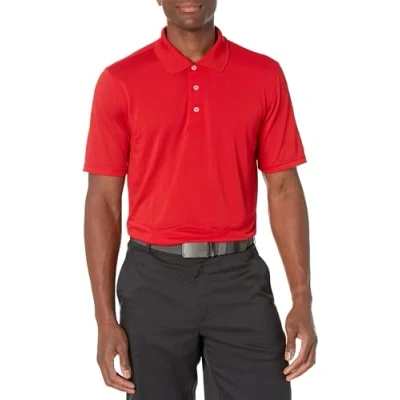 Bild av Amazon Essentials Men&#039;s Golftröja med normal passform snabbtorkande (finns i Big &amp; Tall), Rikt röd, XL