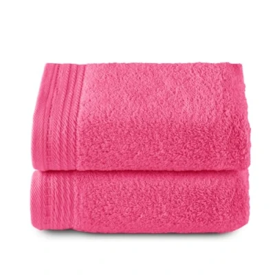 Bild av Top Towel Premium stora badhanddukar 2 handdukar 50 x 100 cm 100% bomull 600 gram jordgubbe