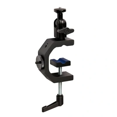 Bild av Elgato Heavy Clamp professionellt fäste med kulledshuvud och 4 x 1/4 tumshål, ultrasäker hållbar, montera på skrivbord, hyllor, armar, perfekt till kameror, lampor, blixtar mera