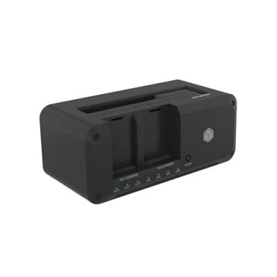 Bild av ICY BOX HDD/M.2 NVMe SSD Docking Station USB 3.2 Gen 2 (10 Gbit/s), kloningsstation och läsare för hårddiskar (2,5&quot; 3,5&quot; SATA till M.2 NVMe/M.2 NVMe), IB 2924MSCL C31