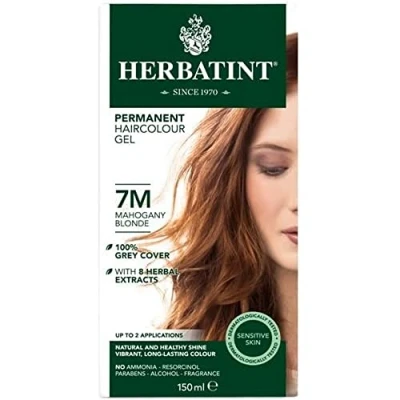 Bild av Herbatint 7M mahogny blond permanent herbal hårfärg gel 135 ml