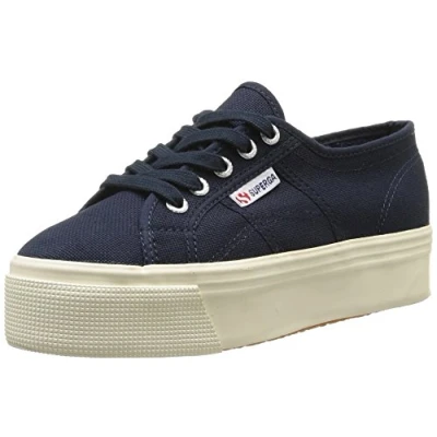 Bild av Superga Dam 2790acotw Linea Up and Down Sneaker, Blå 933 marinblå, 38 EU