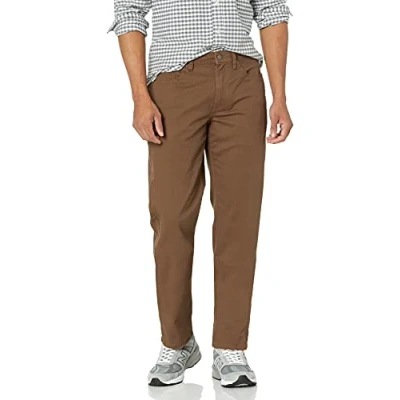 Bild av Amazon Essentials Herr rak passform 5 ficka stretch twillbyxor, brun, 34 B x 32 L