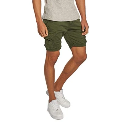 Bild av aplha industries Herr Crew Short Patch Bermuda, Dark Olive, 38, Mörk oliv, 38 SE
