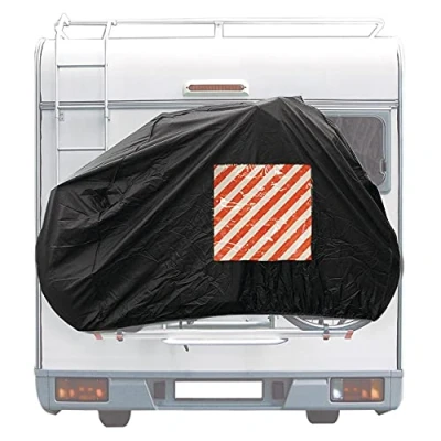 Bild av Cartrend 10162 Caravan cykelskydd bakmontering 1 st. cykelfodral camping campingtillbehör husvagn husbil för 2 cyklar, medium