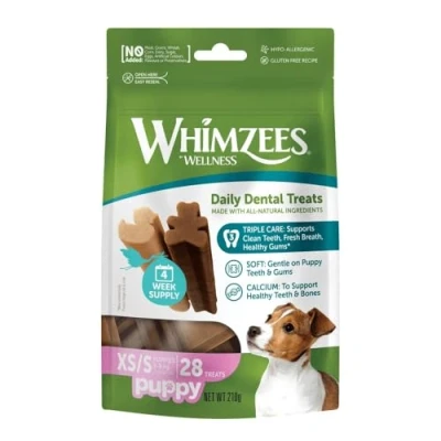 Bild av Whimzees Puppy XS/S 28 stk 210 g MP
