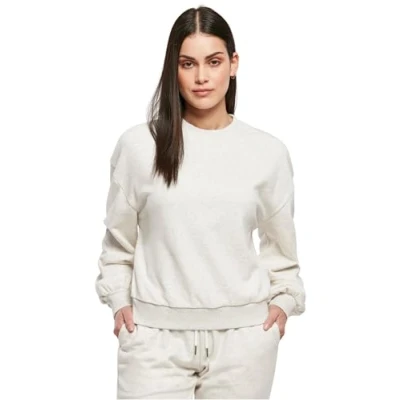 Bild av Urban Classics Melange Crewneck Sweatshirt, Storlek: 4XL, Lightgrey