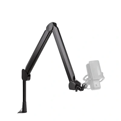 Bild av Elgato Wave Mic Arm förstklassig mikrofonarm för sändning, kabelkanaler, skrivbordsfäste, adapter 1/4 tumsgänga, fullt justerbar, perfekt till poddsändning, strömning, spel, hemarbete, inspelning
