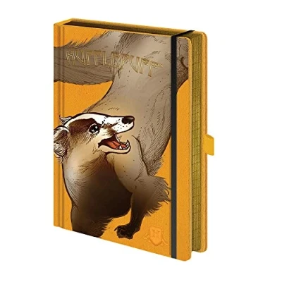Bild av Harry Potter INTRICAT HUFFLEPUFF A5 anteckningsbok Officiellt licensierad