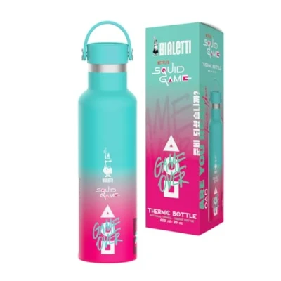 Bild av Bialetti Squid Game© 600 ml, rostfritt stål, dubbelvägg termisk flaska