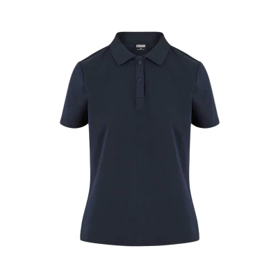 Bild av Urban Classics T shirt för kvinnor, Sorona Polo Tee tillgänglig, storlekar XS 5XL, marinblå, 4XL